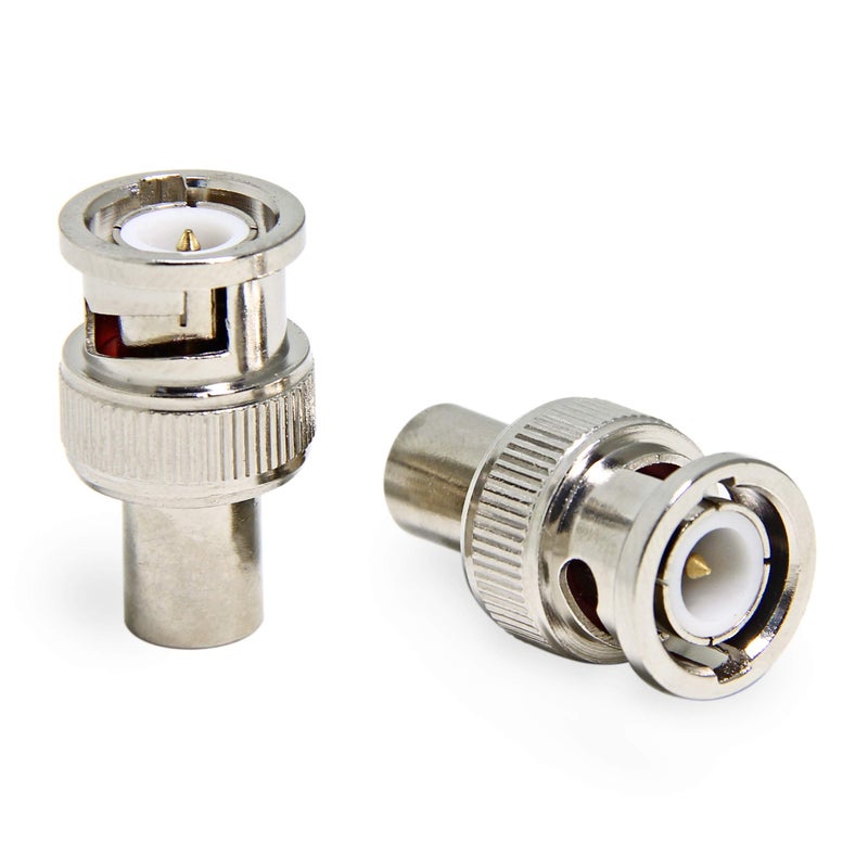 RFAdapter BNC 50 Ohm Terminator, 5-Pack BNC Male Plug Coaxial Cable Adapter Connector - Image 2